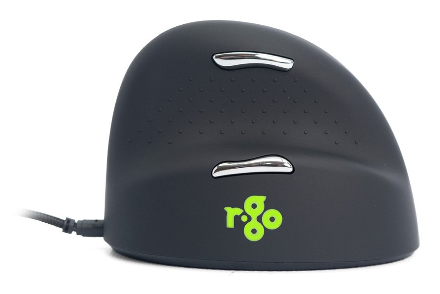 R-Go Tools R-Go HE Mouse, Ergonomisk mus, Medium (165-195mm), Hjre, med kabel #5