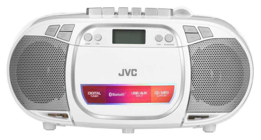 JVC RC-E451W CD-afspiller Brbar CD-afspiller Hvid #2