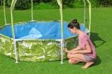 Bestway 56432 / 23 swimmingpool til over jorden Indrammet pool Rund 1688 L Bl�, Gr�n, Hvid #8