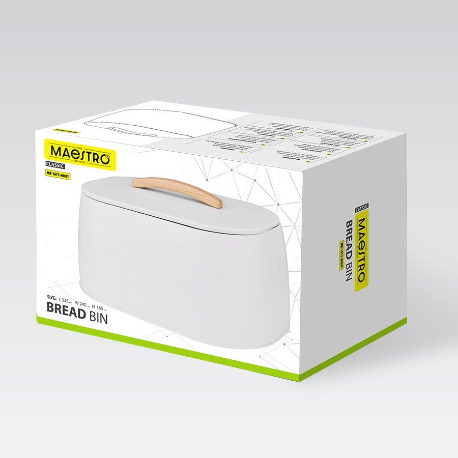 Br�dkasse MAESTRO MR-1675-WHITE Hvid #4