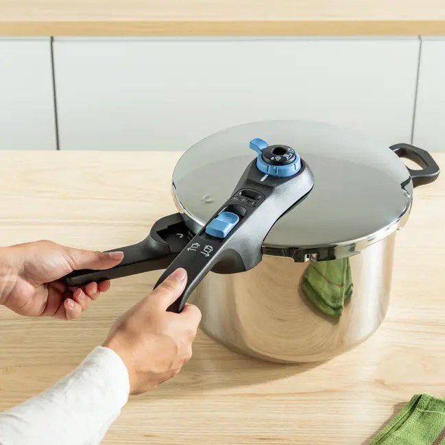 Trykkoger TEFAL SECURE TRENDY 6L + kurv i rustfrit stl #3