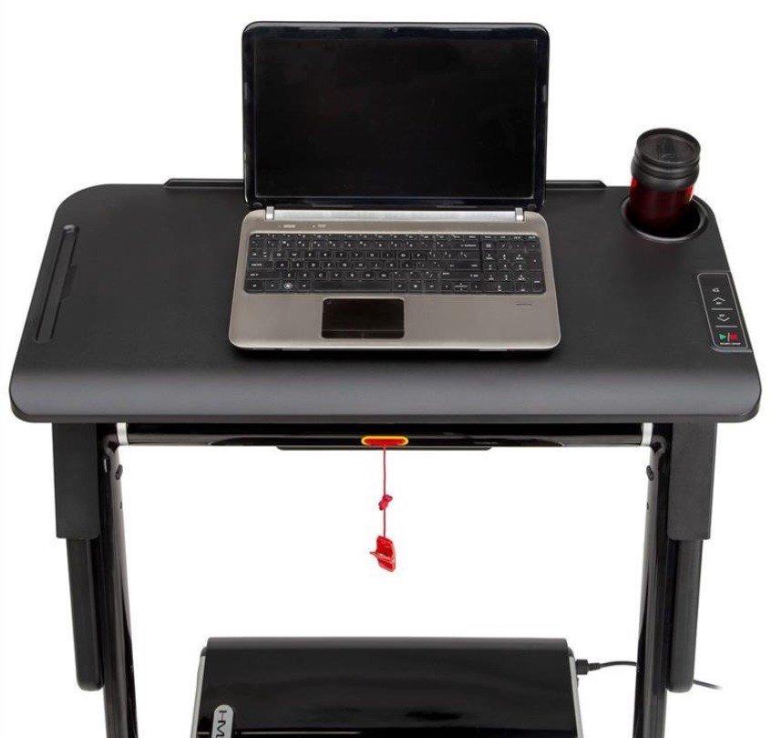 HMS LOOP12 MULTI elektrisk lbebnd med skrivebord 1-12 km/t, sort #27