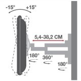 Techly ICA-LCD 2923B tv-beslag 94 cm (37