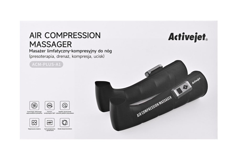 Activejet ACM-PLUS-A1 S massageapparat Ben Sort, Orange #9