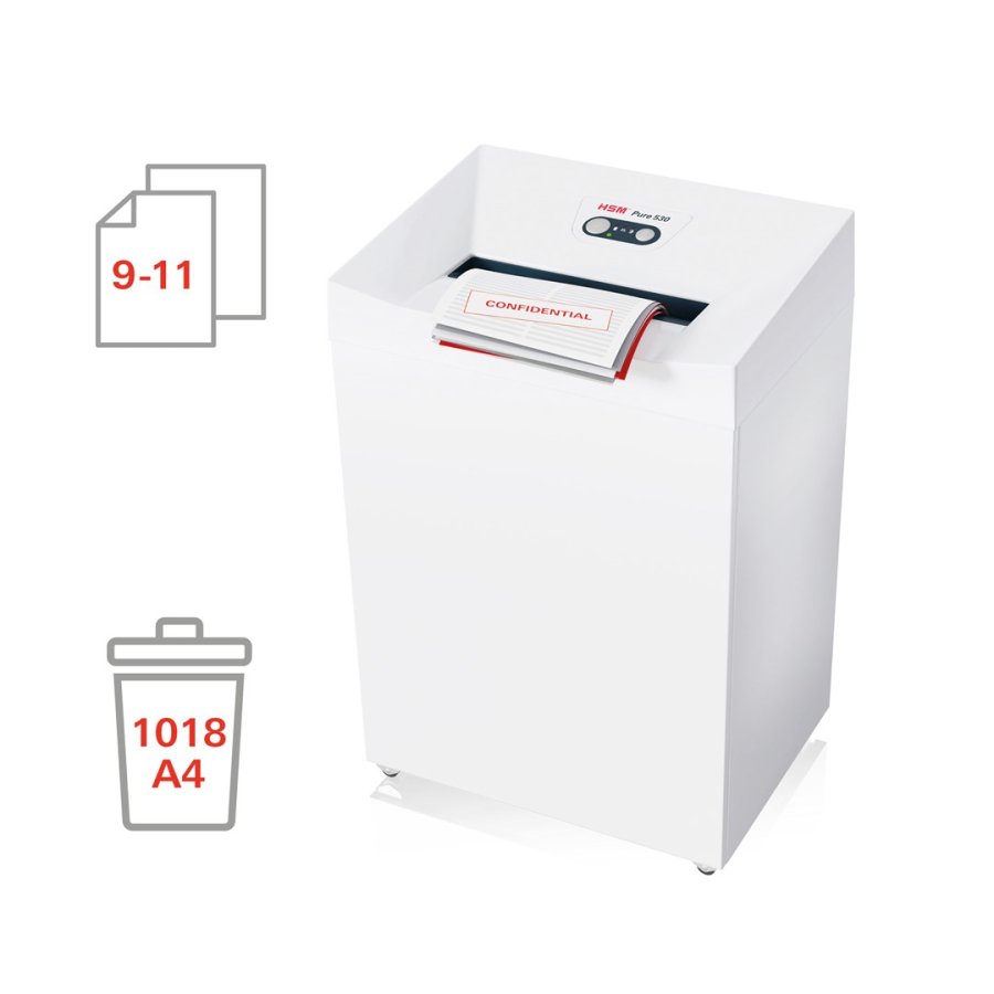 HSM Pure 530 makuleringsmaskine, 80 l, 1,9x15 mm #4