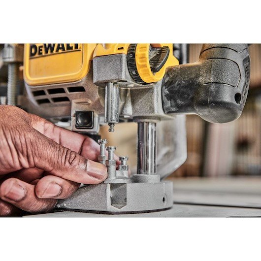 DeWALT DWE625-QS router og overfrser Sort, Gul 22000 rpm #10