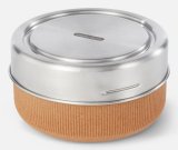 black+blum GR-LB-L014 madkasse Frokostbeholder 0,75 L Glas, Polypropylen (PP), Silikone, Rustfrit stl, Tr Mandel 1 stk #1