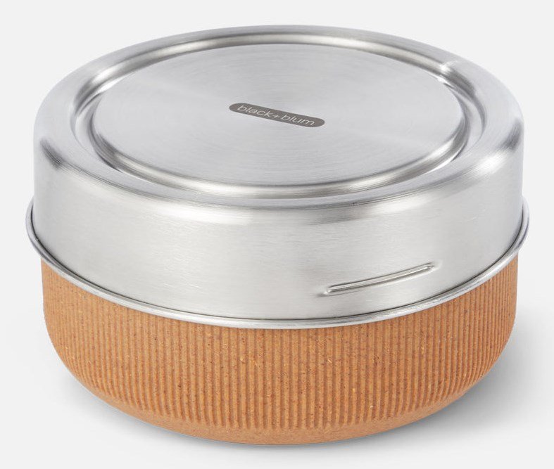 black+blum GR-LB-L014 madkasse Frokostbeholder 0,75 L Glas, Polypropylen (PP), Silikone, Rustfrit stl, Tr Mandel 1 stk #1