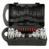 Farvede vgtstnger med vgtstangsfunktion i etui HMS SKC20 2 x 10 kg #1