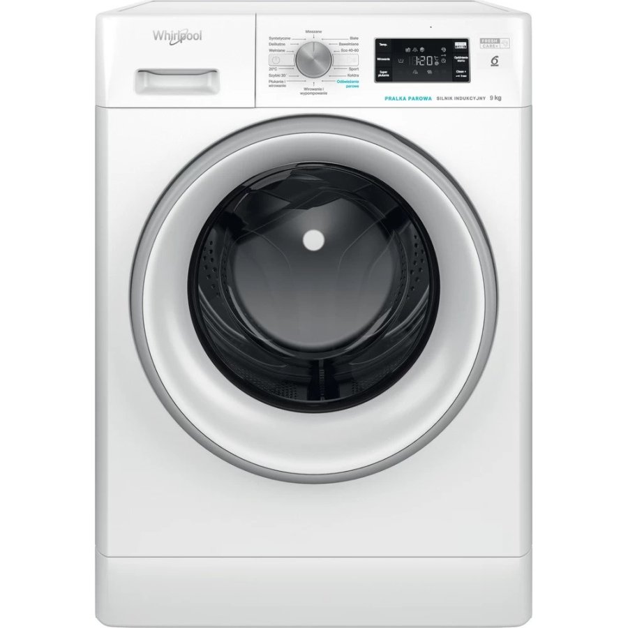 Fritst�ende vaskemaskine Whirlpool FFB 9258 SV DA 9 kg, 1200 omdrejninger pr. minut, hvid #1
