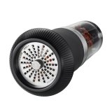 GEFU 34631 Manuelle rivejern og spiralsnitter Drejeligt rivejern Sort, Transparent #4