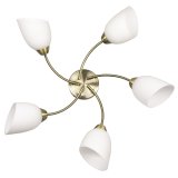 Klassisk lysekrone vedh�ng loftslampe Activejet BENITA Patina 5xE27 til stuen #6