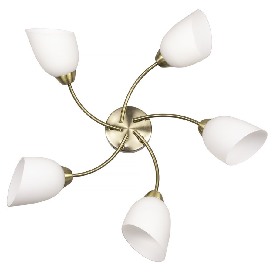 Klassisk lysekrone vedh�ng loftslampe Activejet BENITA Patina 5xE27 til stuen #6