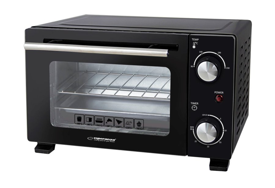 Esperanza EKO007N Miniovn 10 l 800 W sort #1