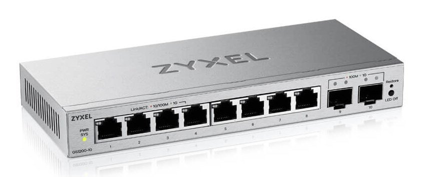 Zyxel GS1200-10v3 Administreret L2 Gigabit Ethernet (10/100/1000) Desktop Gr� #2
