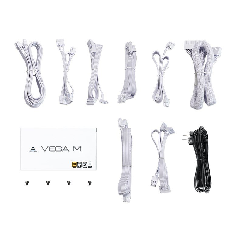 Chieftec Vega PPG-850-CW enhed til str�mforsyning 850 W 20+4 pin ATX ATX Hvid #4