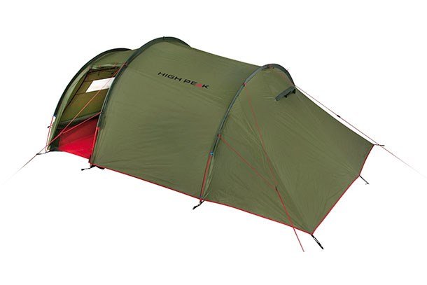 High Peak Falcon 4 4 person(er) Grn, Rd Tunneltelt #7