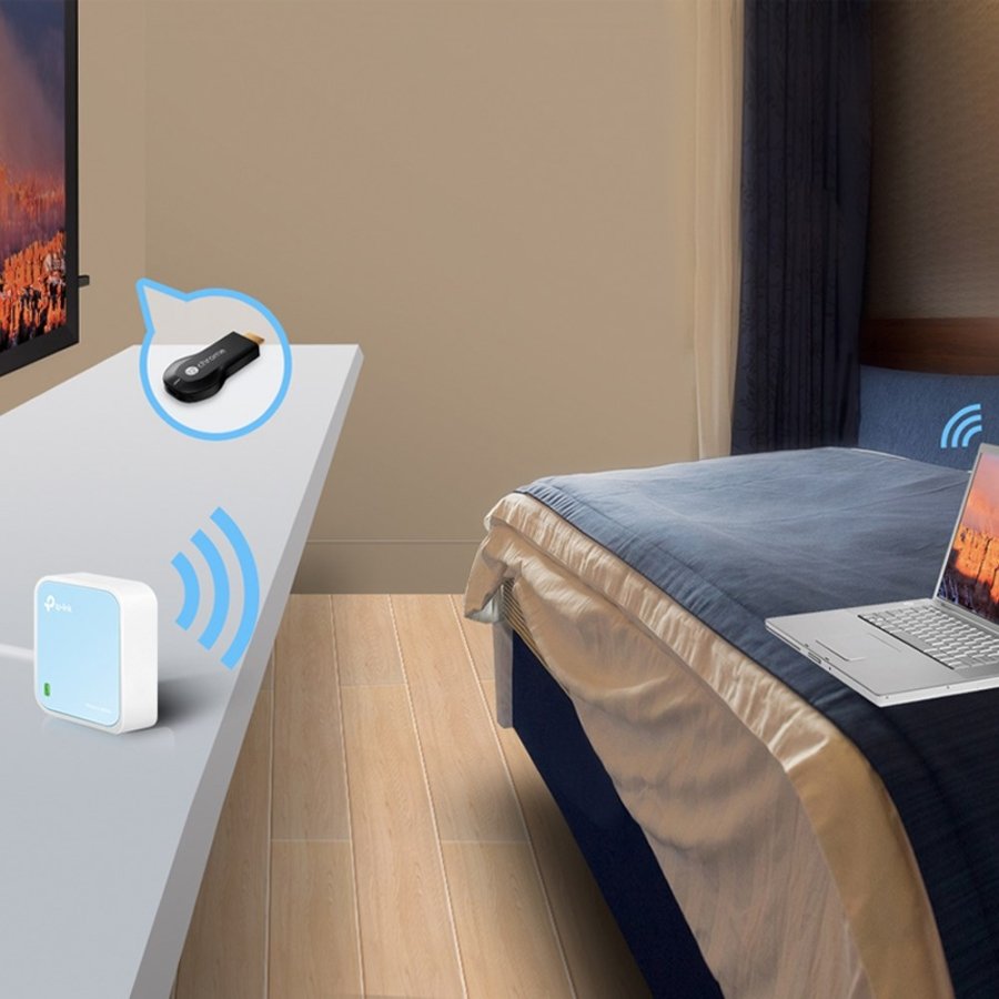TP-Link TL-WR802N tr�dl�s router Hurtigt ethernet Enkelt band (2,4 GHz) Bl�, Hvid #6