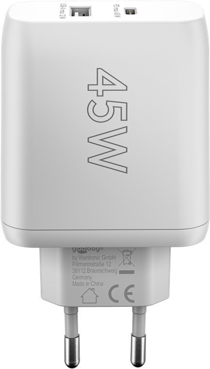 Goobay 65412 oplader til mobil enhed Hovedtelefoner, Laptop, Smartphone, Tablet Hvid Vekselstrm Indendrs #3