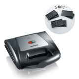 Severin 2968 2 vaffel/vafler 1000 W Sort, Krom #10