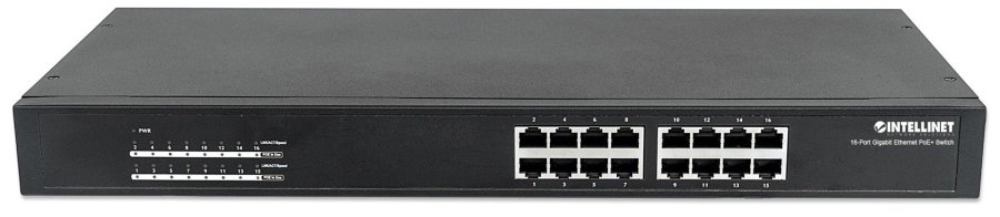 Intellinet 560993 netvrksswitch Ikke administreret L2 Gigabit Ethernet (10/100/1000) Strm over Ethernet (PoE) 1U Sort #3