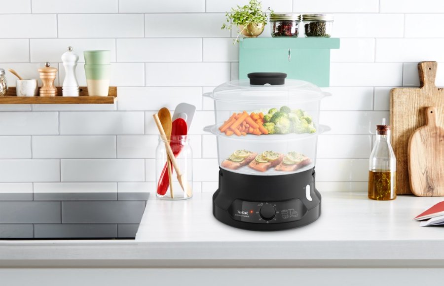 Tefal Minicompact VC139810 dampkoger 2 kurv(e) Fritst�ende 800 W Sort #6