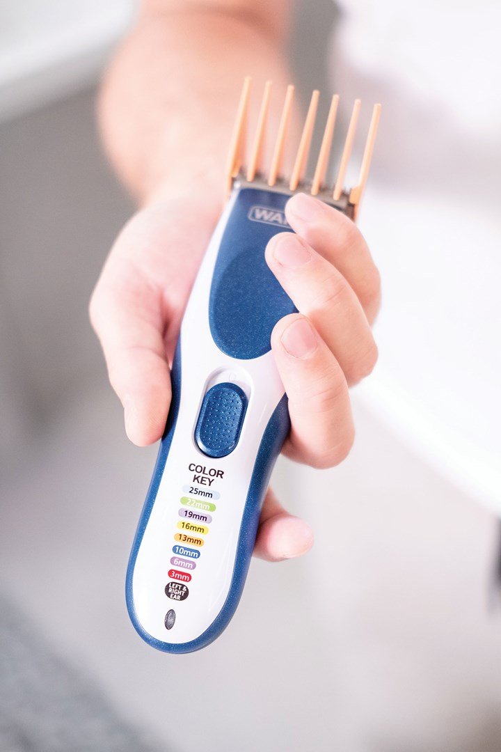 Wahl 09649-016 skg- og hrtrimmer Bl, Slv #8