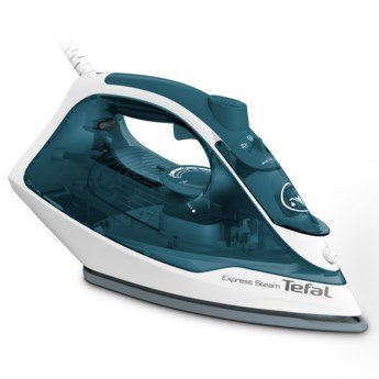 Tefal FV2839 Tr & dampstrygejern Durilium -strygesl 2400 W Bl, Hvid #1