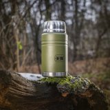 M-Tac UN-R02-750A Termos til mad med sammenklappelig ske i rustfrit stl, 750 ml, olivenfarvet #10