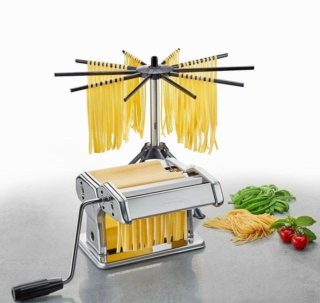 GEFU PASTA PERFETTA G-00166 Hndholdt pastamaskine med trretumbler #4