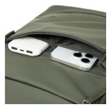 Rivacase Eden rygs�k Rejserygs�k Oliven PU-l�der, Polyester, Genanvendt polyethylenterephthalat (rPET) #6