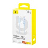 Baseus Gem USB C til USB C hurtigopladningskabel 2 m 100 W Bl #6