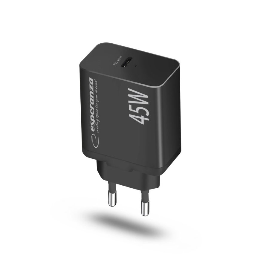 Esperanza EZC108K netoplader 45W sort #2