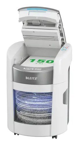 Leitz IQ Optimax AutoFeed 150 papirmakulator, P5, 150 ark, 15 l #1