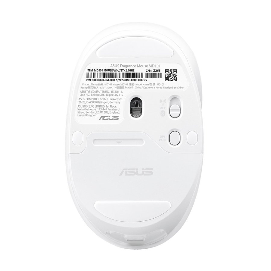 ASUS Fragrance Mouse MD101 mus Hjem Ambidextrous RF tr�dl�s + Bluetooth Optisk 2400 dpi #5