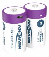 Ansmann 1314-0005 husholdningsbatteri Genopladeligt batteri D Lithium-Ion (Li-Ion) #18