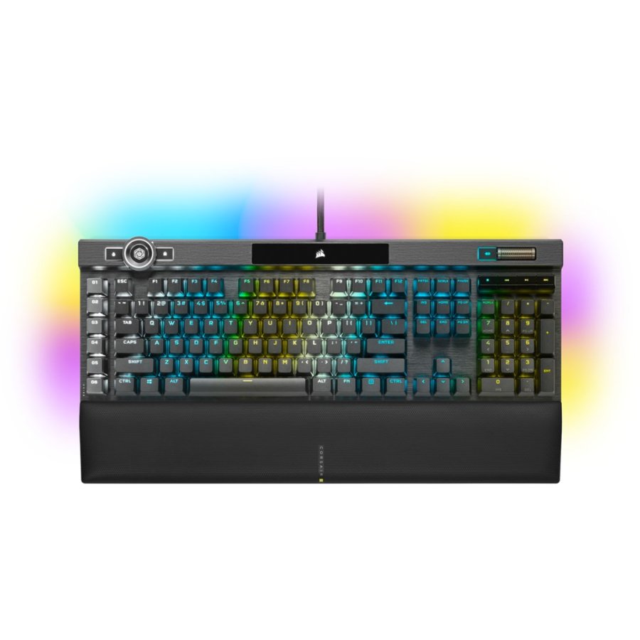 Corsair K100 RGB Optical-Mechanical Gaming tastatur Spil USB QWERTZ Tysk Sort #1