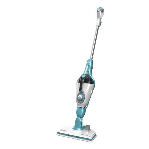 Black & Decker FSMH1321J damprenser Dampmoppe 0,5 L 1300 W Bl�, Hvid #1