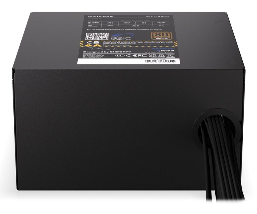 ENDORFY Vero L6 enhed til str�mforsyning 750 W 24-pin ATX ATX Sort #12