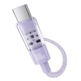 Baseus Gem USB C til USB C hurtigopladningskabel 2 m 100 W Lilla #3