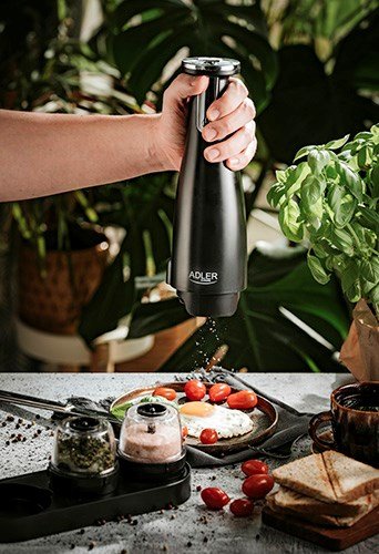 Spice, Salt & Pepper Grinder - Set of 3 Grinders - USB Adler #9