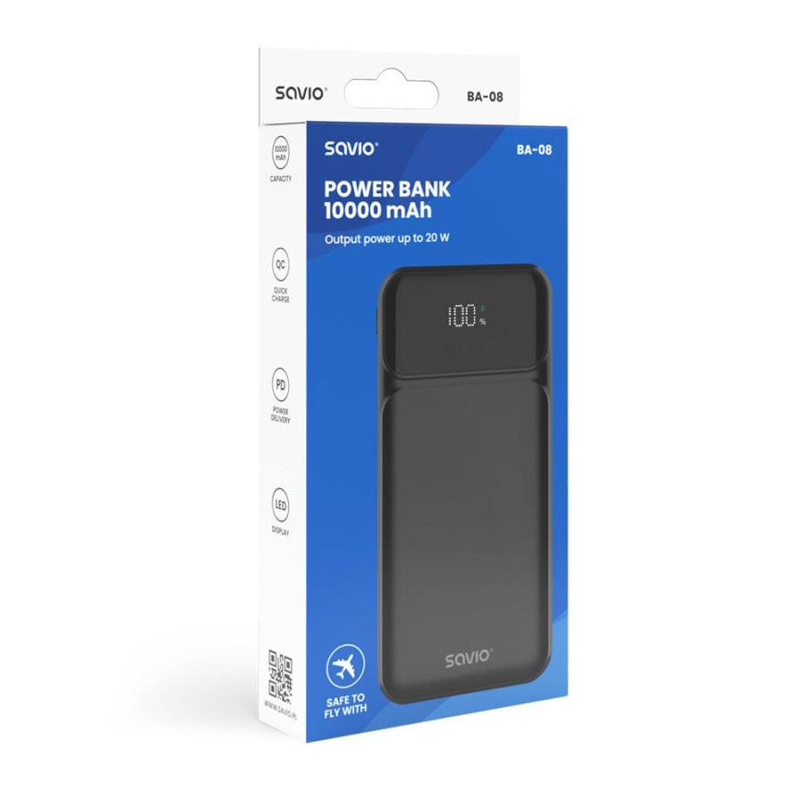SAVIO Powerbank 10000 mAh BA-08 #3