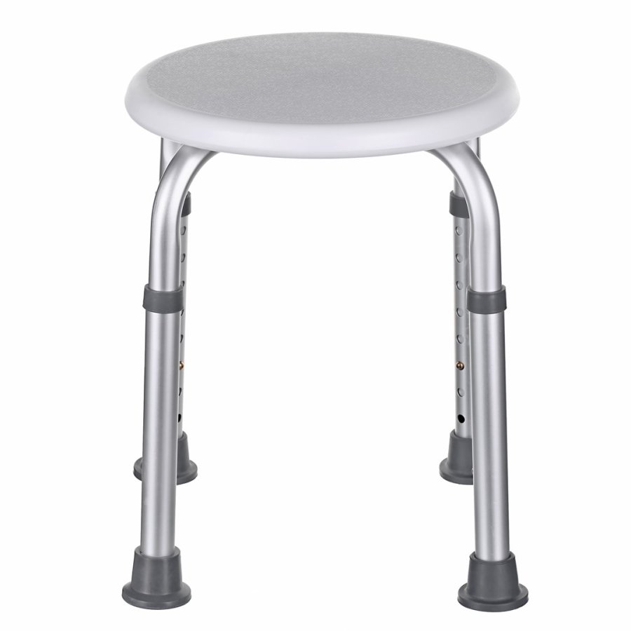 Rund brusetaburet i aluminium #7