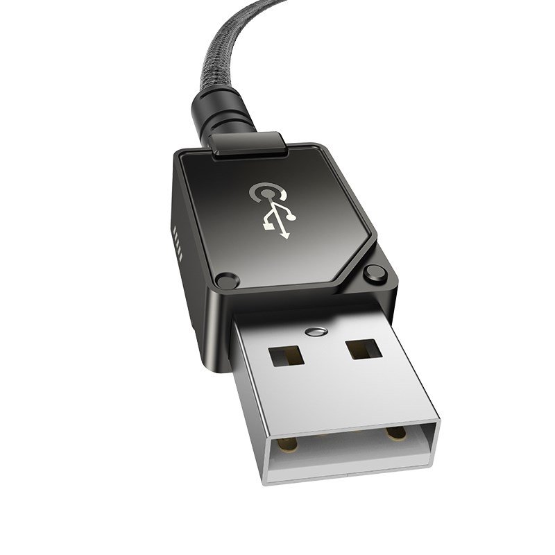 Baseus Unbreakable USB A til iP-kabel 1 m 5V-2,4A Sort #3