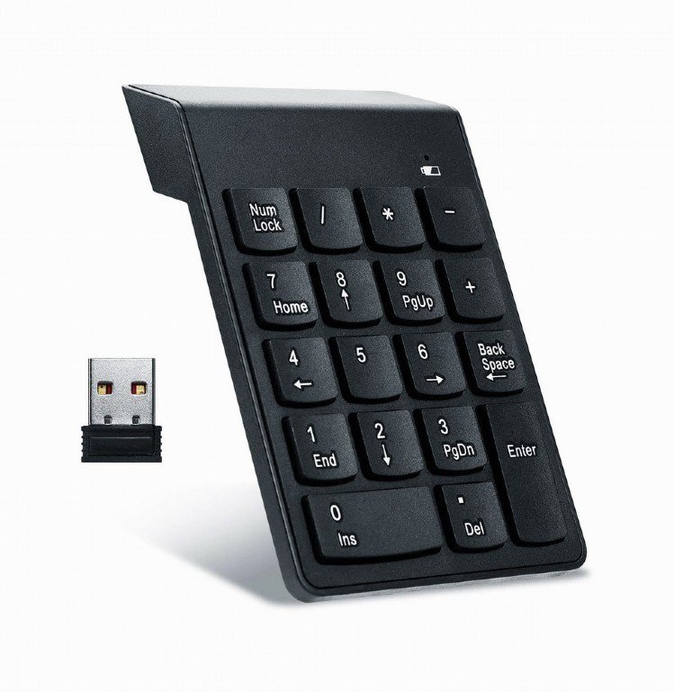 Gembird KPD-W-02 numerisk tastatur Notebook/PC Bluetooth Sort #3