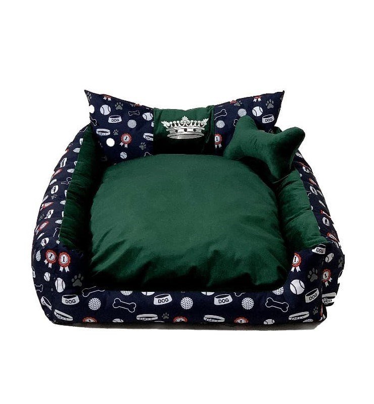 GO GIFT Hunde- og katteseng XL - grn  - 100x90x18 cm #2