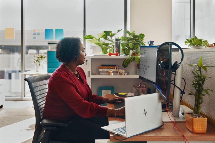 HP Poly Blackwire 3325 Stereo Microsoft Teams Certified USB-C Headset +3.5mm Plug +USB-C/A Adapter #9