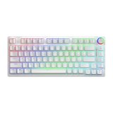SAVIO PHENIX WHITE Trdlst mekanisk tastatur, Gateron Red Pro, ABS #4
