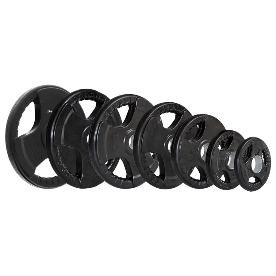 OLYMPISK STRRELSE GUMMIBELAGT VGTSKIVE 25 KG HMS TOK25 #4
