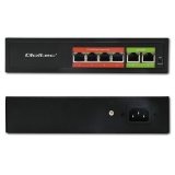 Qoltec 52289 HURTIG Ethernet PoE-SWITCH | 4x RJ45 PoE | 2x RJ45 Uplink | 65W | 10/100 Mb/s #8